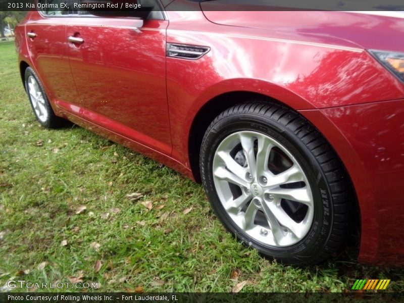 Remington Red / Beige 2013 Kia Optima EX