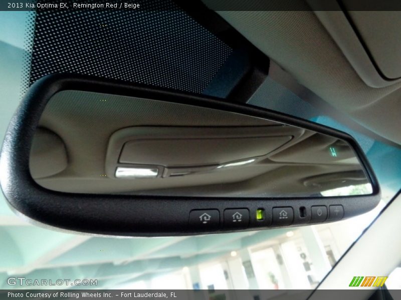 Remington Red / Beige 2013 Kia Optima EX