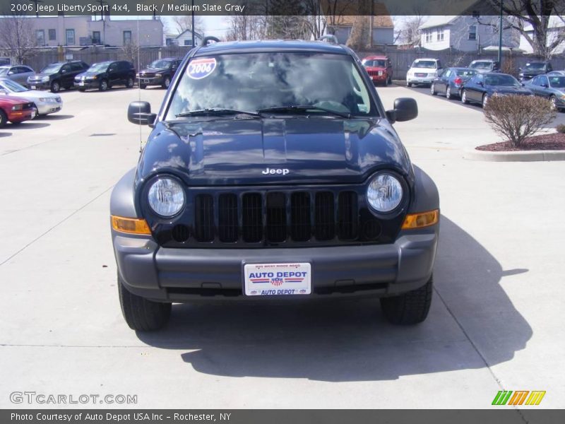 Black / Medium Slate Gray 2006 Jeep Liberty Sport 4x4