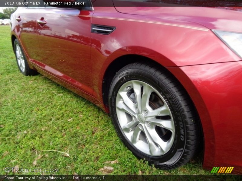 Remington Red / Beige 2013 Kia Optima EX