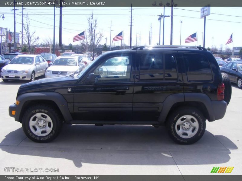 Black / Medium Slate Gray 2006 Jeep Liberty Sport 4x4