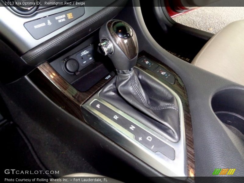 Remington Red / Beige 2013 Kia Optima EX