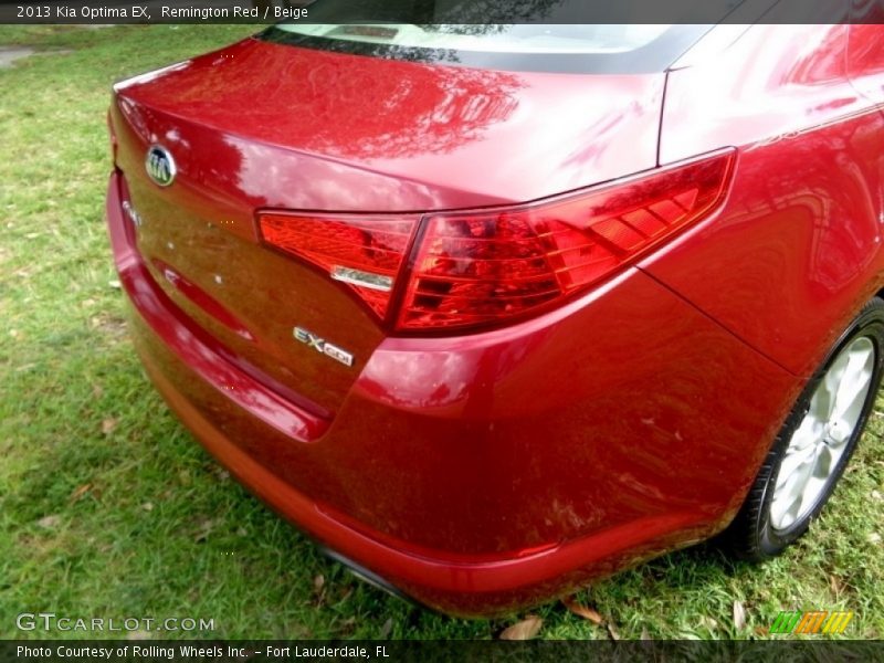 Remington Red / Beige 2013 Kia Optima EX