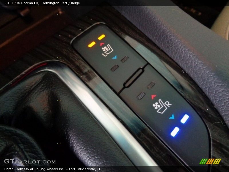 Remington Red / Beige 2013 Kia Optima EX
