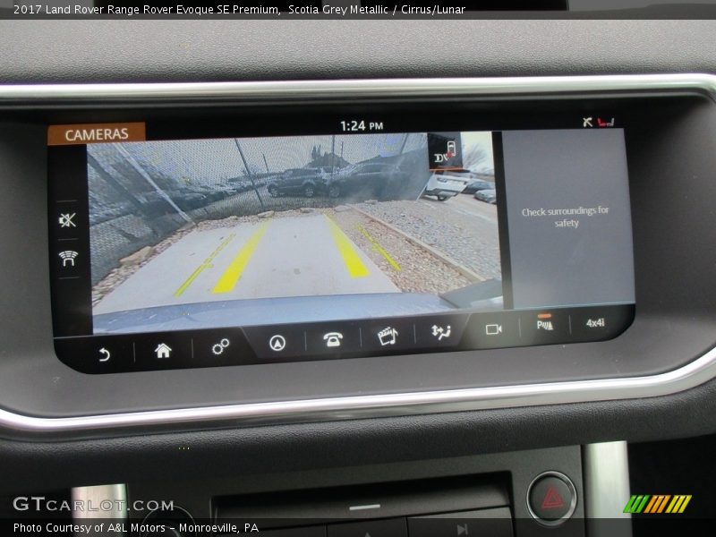 Scotia Grey Metallic / Cirrus/Lunar 2017 Land Rover Range Rover Evoque SE Premium