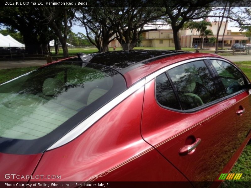 Remington Red / Beige 2013 Kia Optima EX