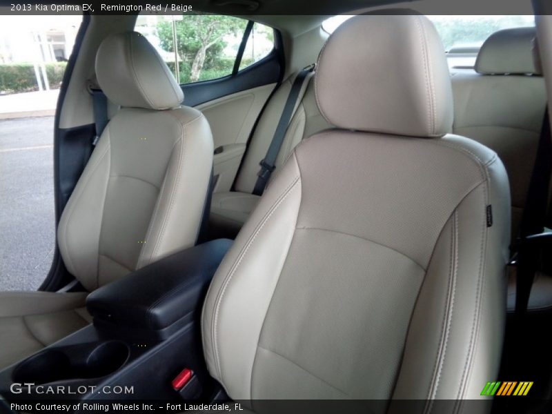 Remington Red / Beige 2013 Kia Optima EX