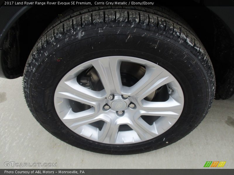 Corris Grey Metallic / Ebony/Ebony 2017 Land Rover Range Rover Evoque SE Premium