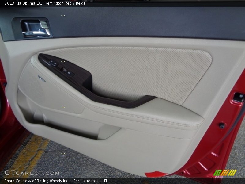Remington Red / Beige 2013 Kia Optima EX