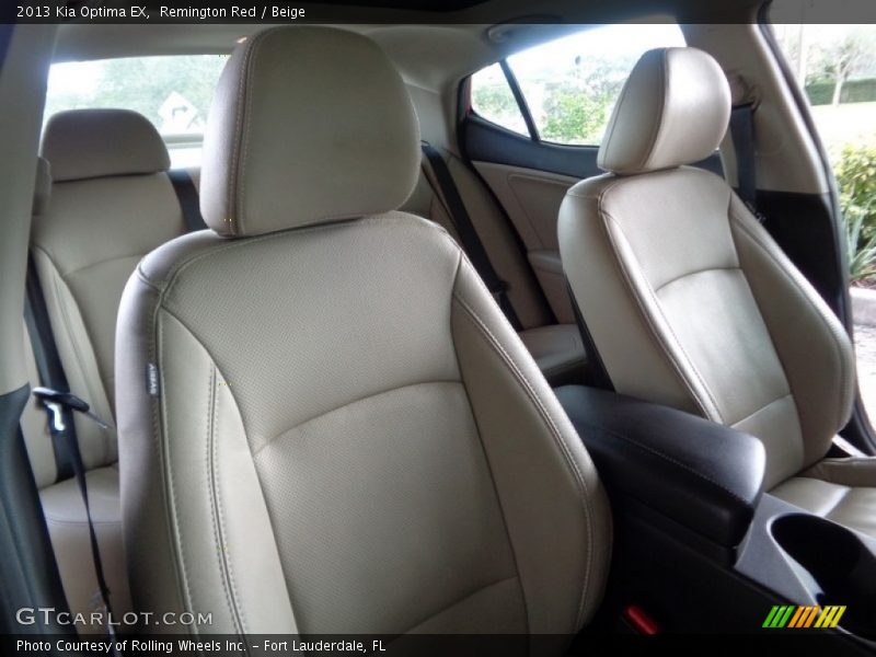 Remington Red / Beige 2013 Kia Optima EX