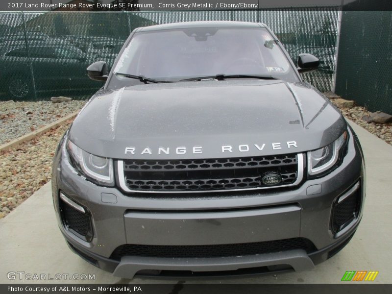 Corris Grey Metallic / Ebony/Ebony 2017 Land Rover Range Rover Evoque SE Premium