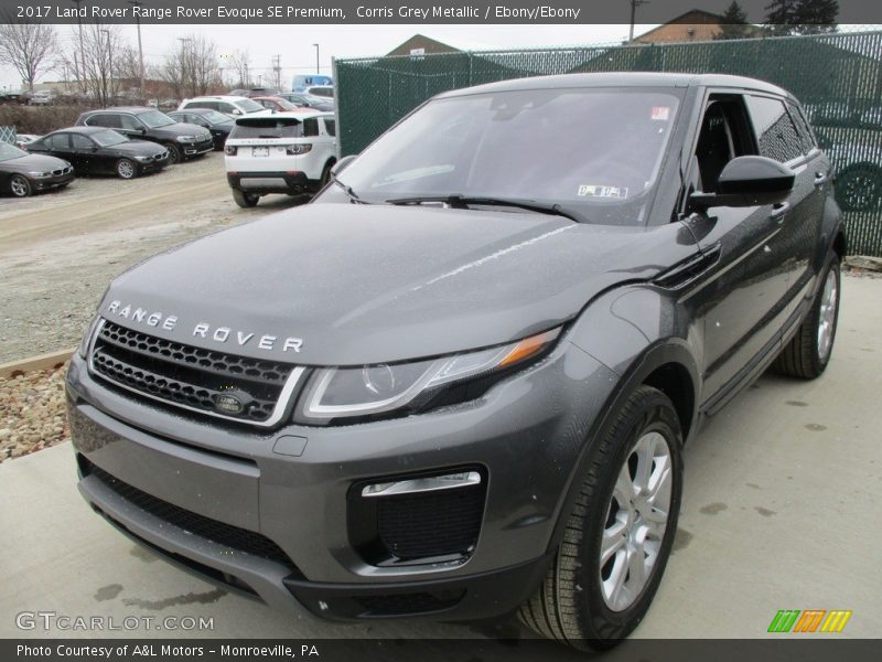 Corris Grey Metallic / Ebony/Ebony 2017 Land Rover Range Rover Evoque SE Premium