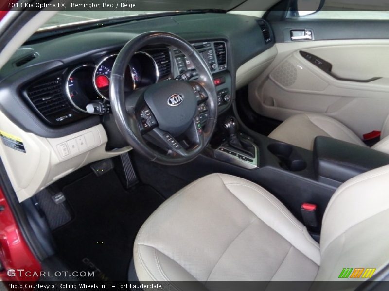 Remington Red / Beige 2013 Kia Optima EX
