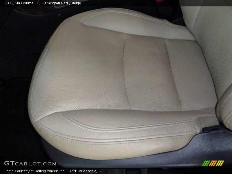 Remington Red / Beige 2013 Kia Optima EX