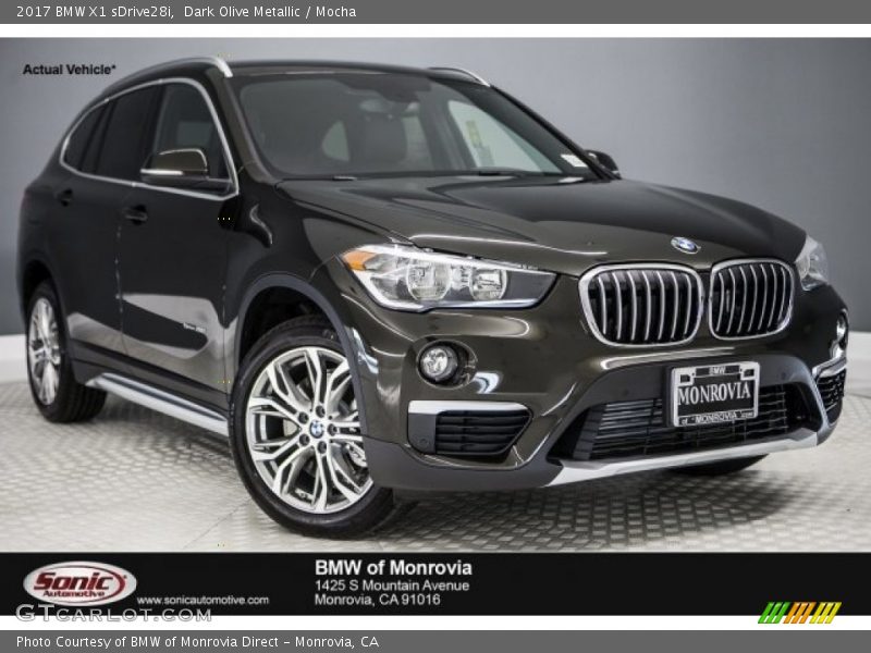 Dark Olive Metallic / Mocha 2017 BMW X1 sDrive28i