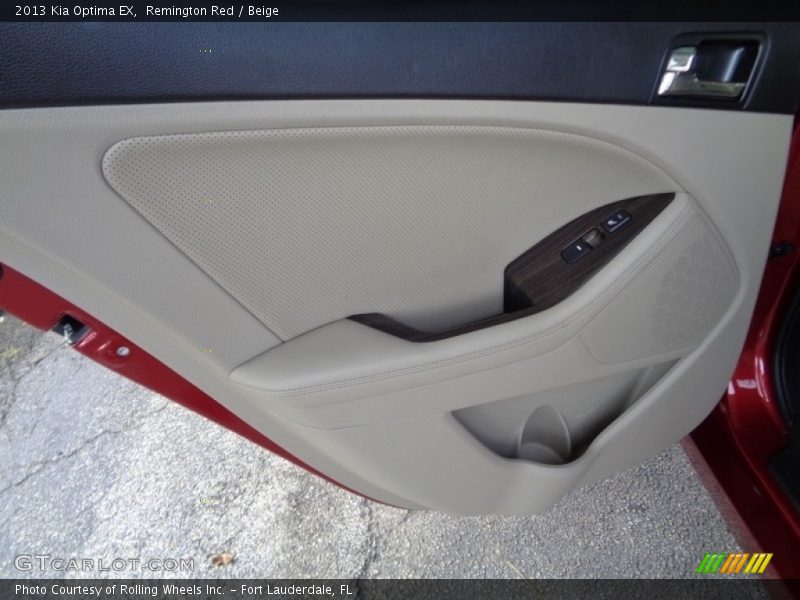 Remington Red / Beige 2013 Kia Optima EX