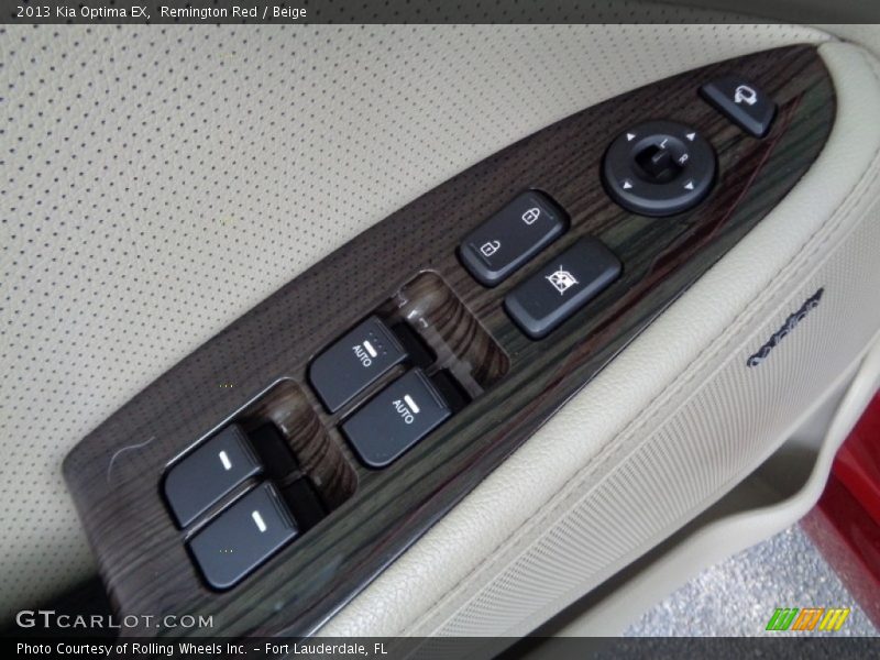 Remington Red / Beige 2013 Kia Optima EX