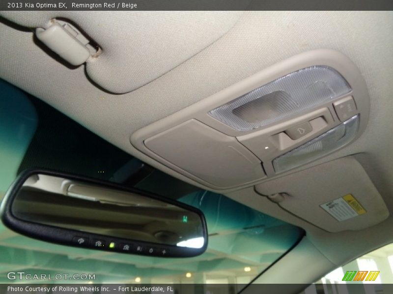 Remington Red / Beige 2013 Kia Optima EX