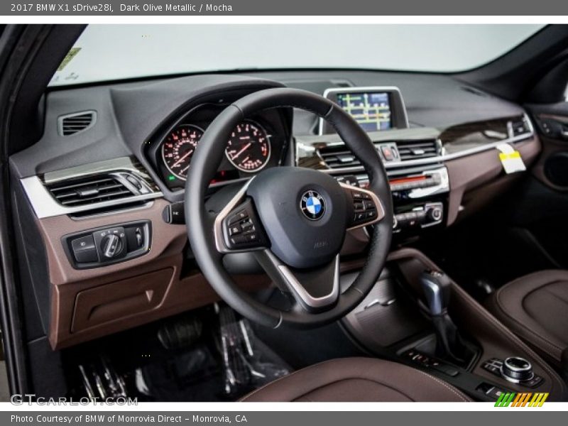 Dark Olive Metallic / Mocha 2017 BMW X1 sDrive28i
