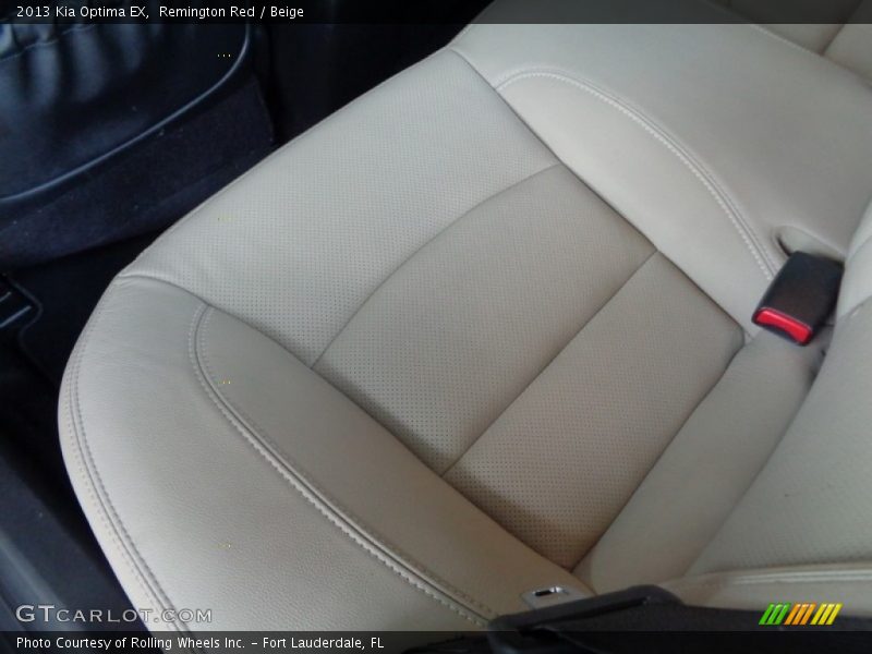 Remington Red / Beige 2013 Kia Optima EX