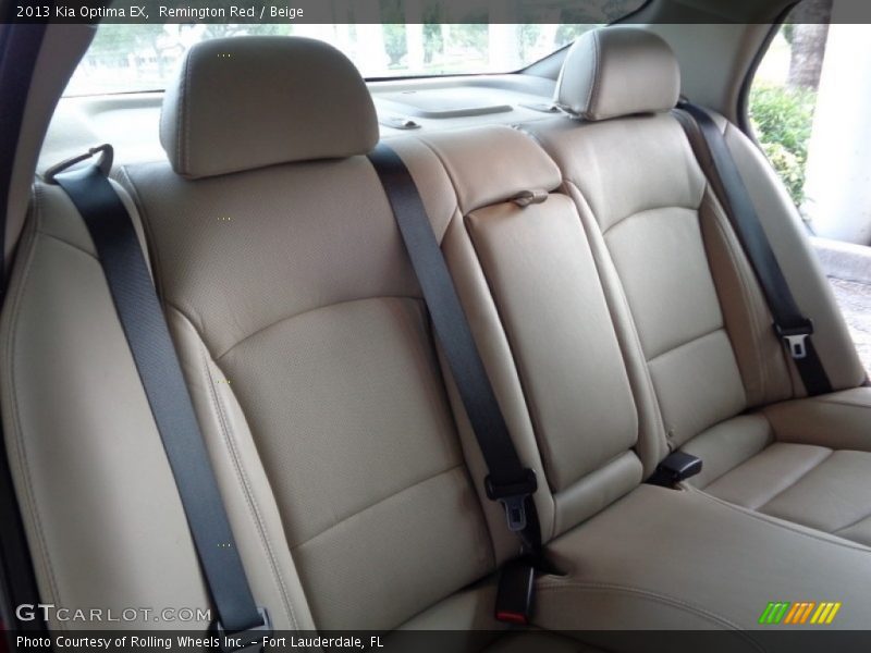 Remington Red / Beige 2013 Kia Optima EX