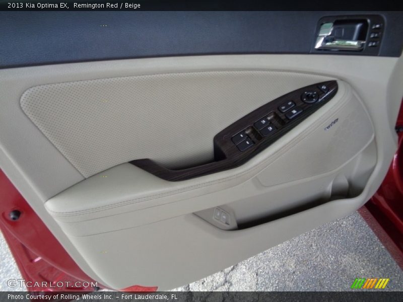 Remington Red / Beige 2013 Kia Optima EX