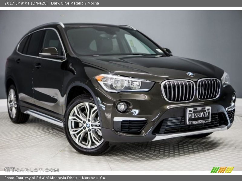 Dark Olive Metallic / Mocha 2017 BMW X1 sDrive28i