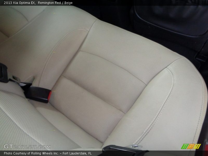 Remington Red / Beige 2013 Kia Optima EX