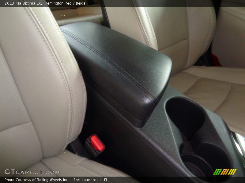 Remington Red / Beige 2013 Kia Optima EX