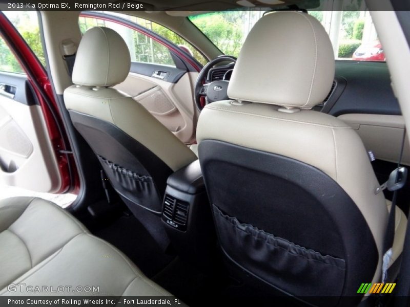 Remington Red / Beige 2013 Kia Optima EX