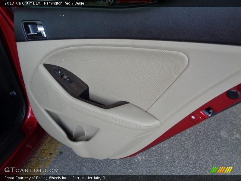 Remington Red / Beige 2013 Kia Optima EX