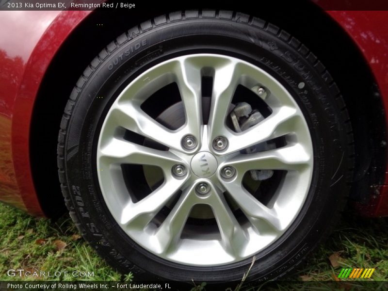 Remington Red / Beige 2013 Kia Optima EX