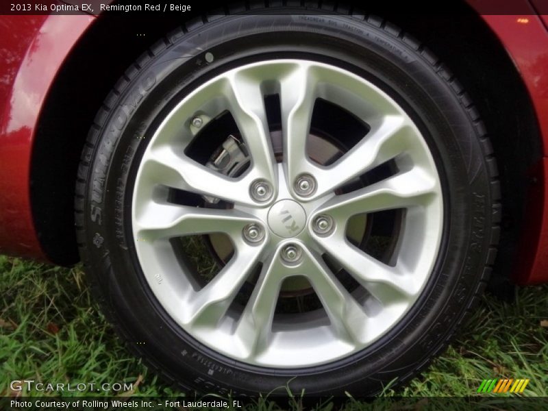 Remington Red / Beige 2013 Kia Optima EX