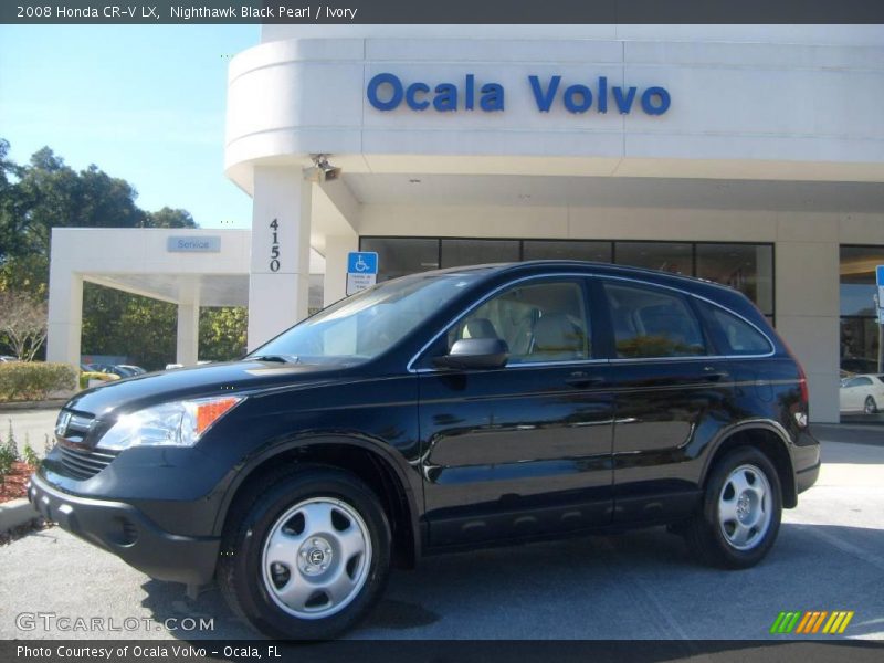 Nighthawk Black Pearl / Ivory 2008 Honda CR-V LX