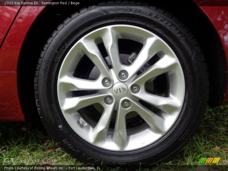 Remington Red / Beige 2013 Kia Optima EX