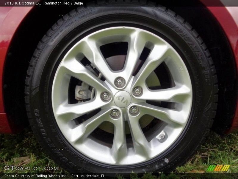 Remington Red / Beige 2013 Kia Optima EX
