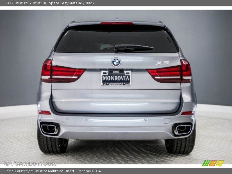 Space Gray Metallic / Black 2017 BMW X5 xDrive50i