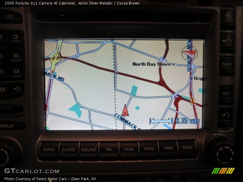Arctic Silver Metallic / Cocoa Brown 2006 Porsche 911 Carrera 4S Cabriolet