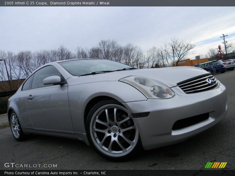 Diamond Graphite Metallic / Wheat 2005 Infiniti G 35 Coupe