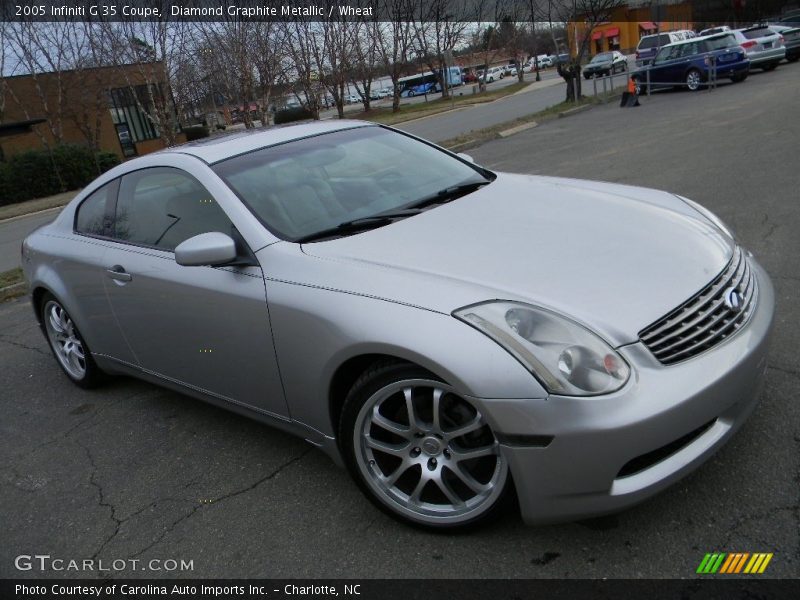 Diamond Graphite Metallic / Wheat 2005 Infiniti G 35 Coupe