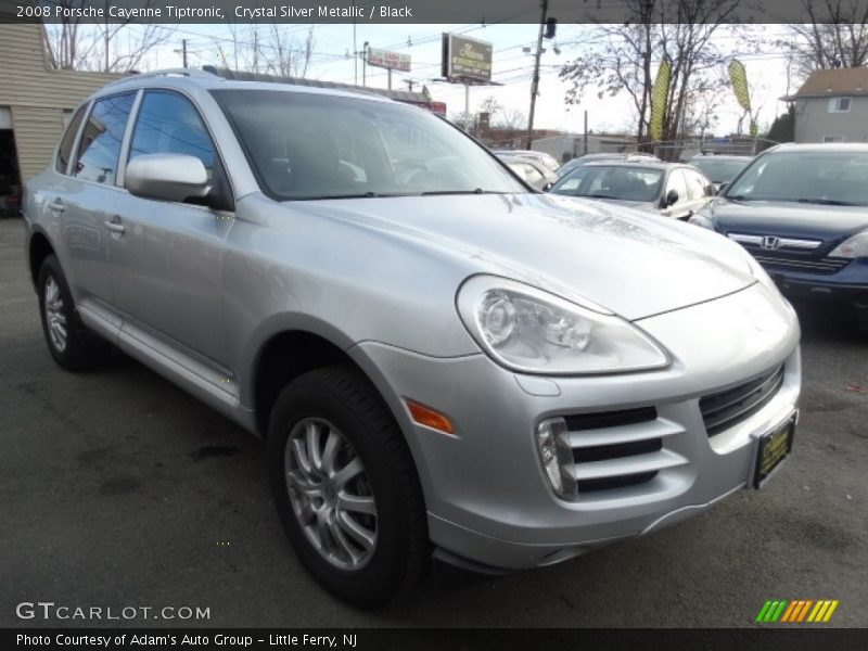 Crystal Silver Metallic / Black 2008 Porsche Cayenne Tiptronic
