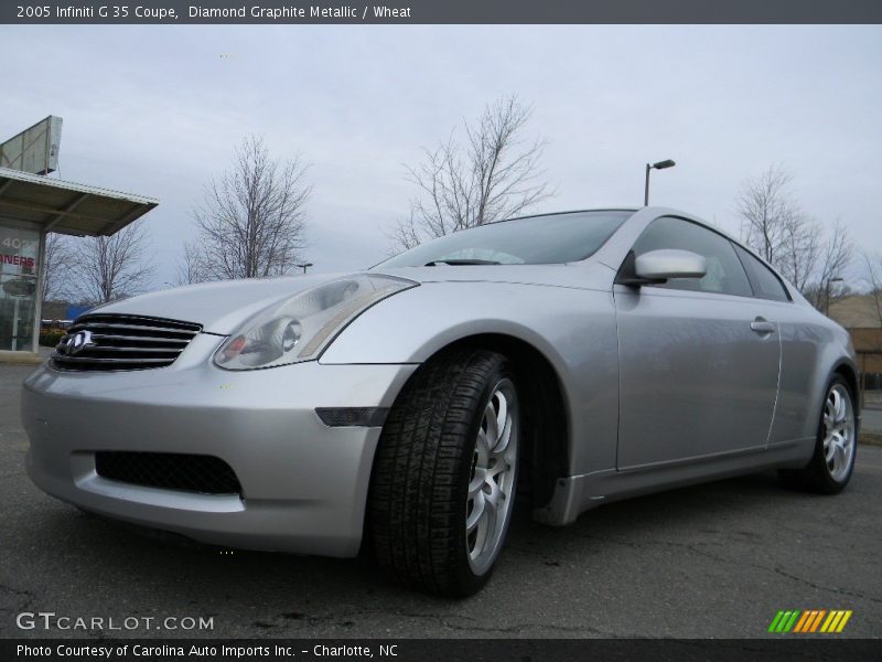 Diamond Graphite Metallic / Wheat 2005 Infiniti G 35 Coupe
