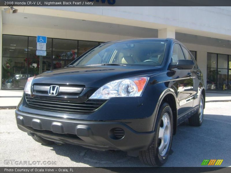 Nighthawk Black Pearl / Ivory 2008 Honda CR-V LX