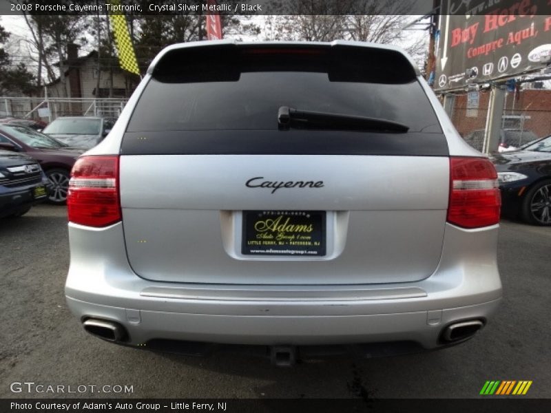 Crystal Silver Metallic / Black 2008 Porsche Cayenne Tiptronic