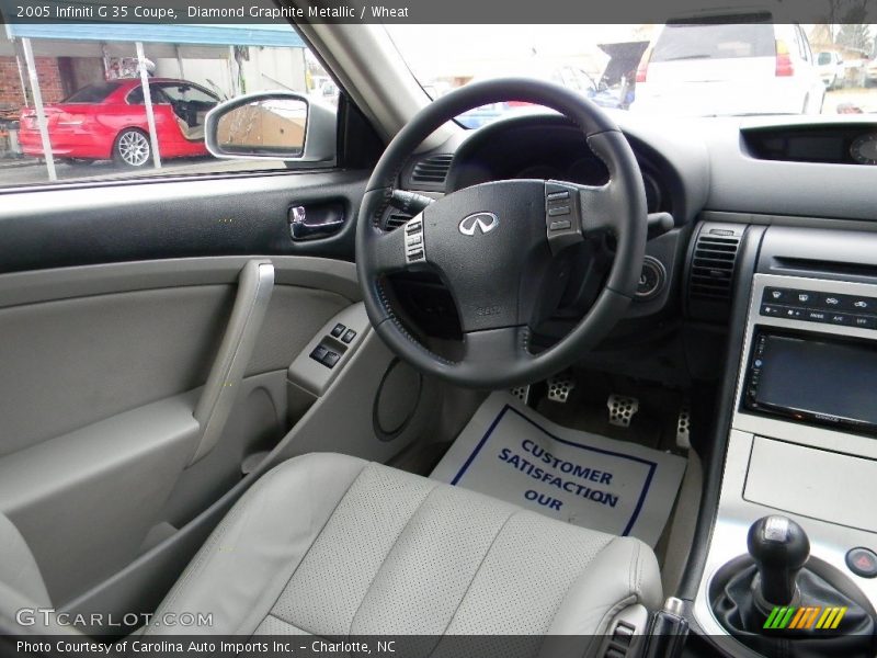 Diamond Graphite Metallic / Wheat 2005 Infiniti G 35 Coupe