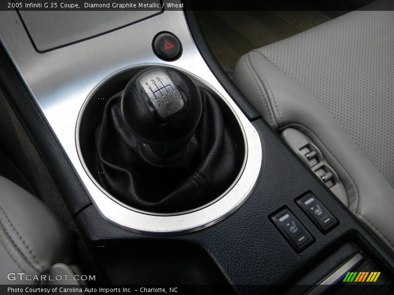 Diamond Graphite Metallic / Wheat 2005 Infiniti G 35 Coupe