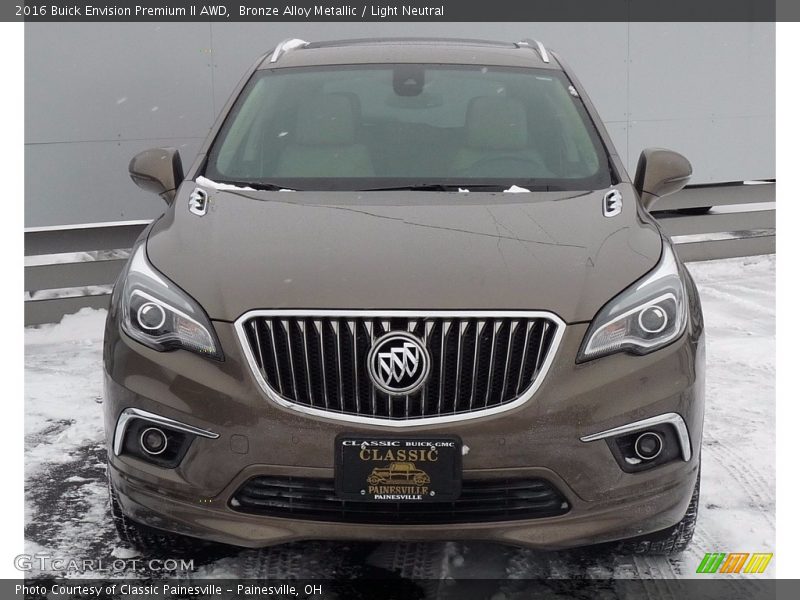 Bronze Alloy Metallic / Light Neutral 2016 Buick Envision Premium II AWD