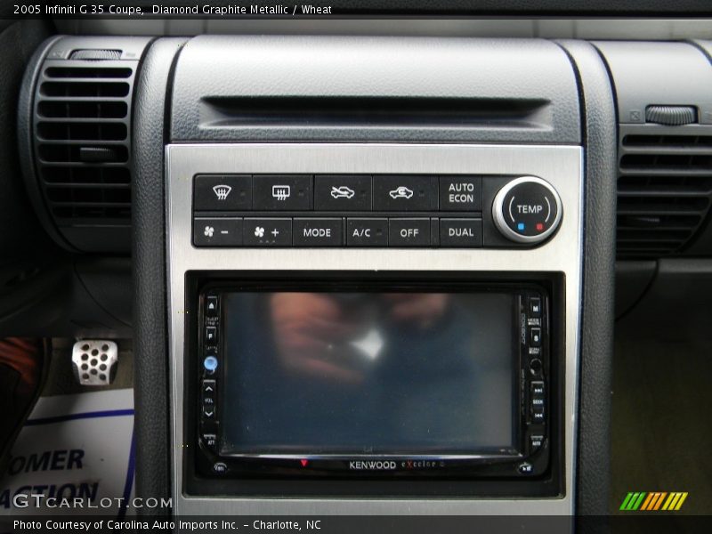 Diamond Graphite Metallic / Wheat 2005 Infiniti G 35 Coupe