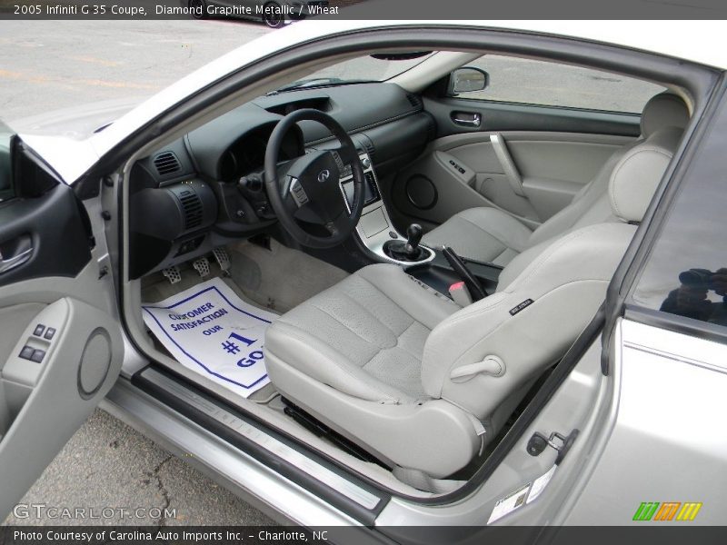 Diamond Graphite Metallic / Wheat 2005 Infiniti G 35 Coupe