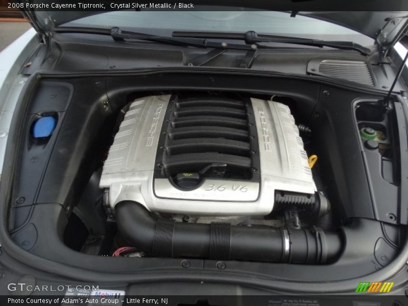 Crystal Silver Metallic / Black 2008 Porsche Cayenne Tiptronic